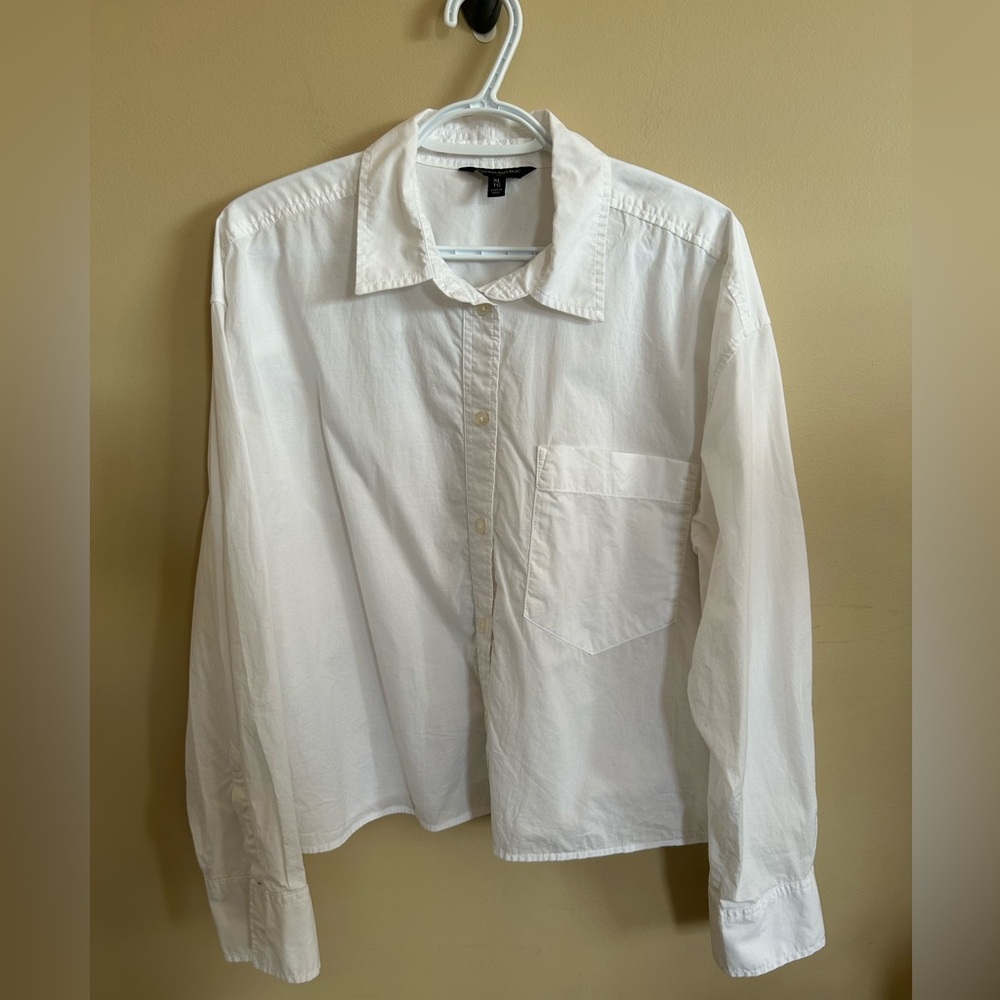 White Button-Up Shirt
